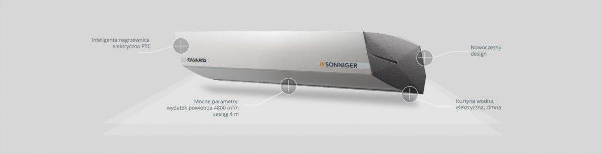 Sonniger Air curtain GUARD 150E 6-11 kW Brand Sonniger
