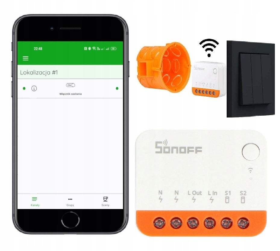 Sonoff Mini R4 WIFI Relay SUPLA Lighting Controller