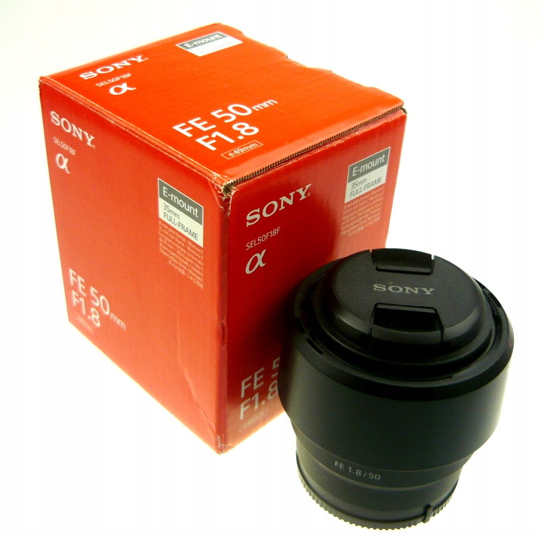 Sony 50mm FF SEL50/1.8F FULL-FRAME Lens(Full Frame)