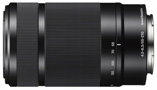 Sony E 55-210 mm f/4.5-6.3 OSS lens Manufacturer code SEL55210B.AE