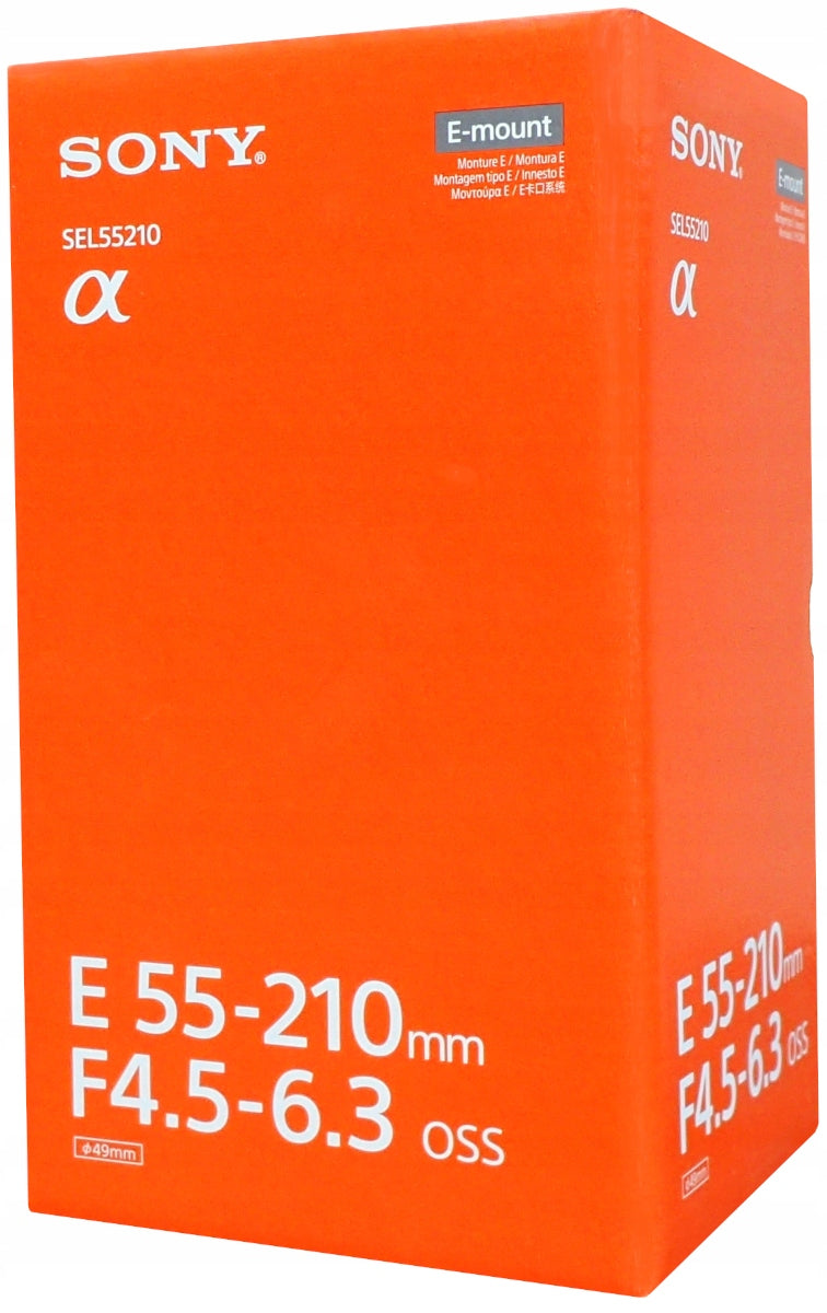 Sony E 55-210 mm f/4.5-6.3 OSS lens