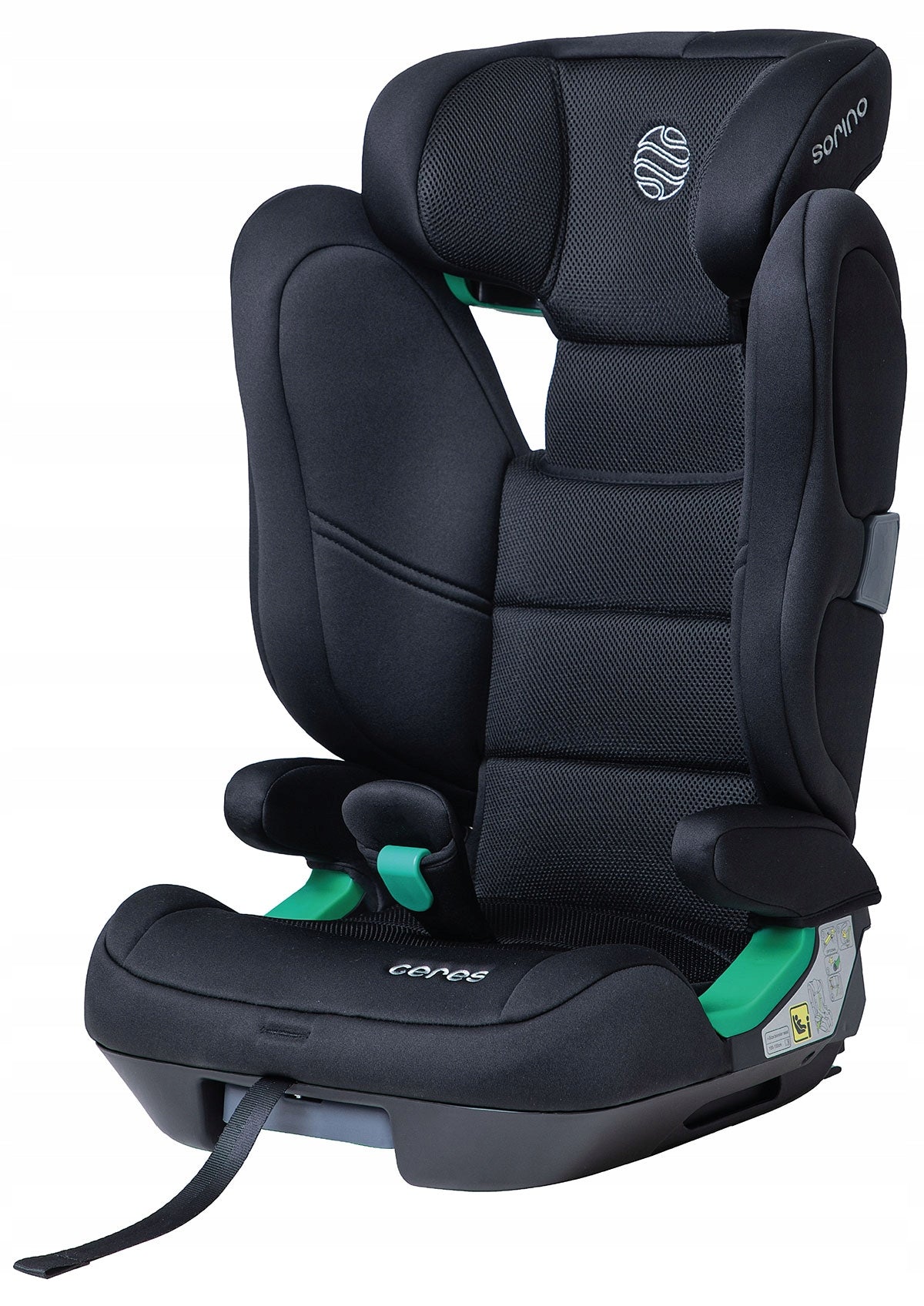 Sorino Ceres car seat 15-36 kg 100-150 cm i-Size ISOFIX installation