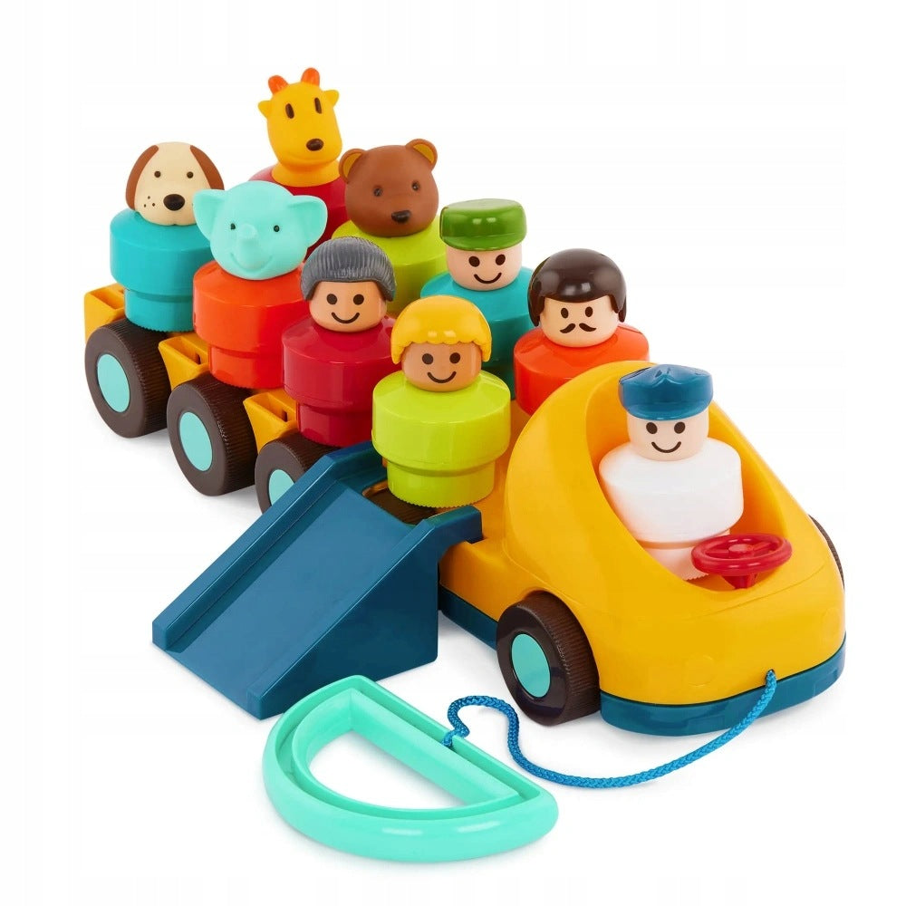 Sorter Bus with spinning passengers to play Spinning Bus Battat Brand B.Toys