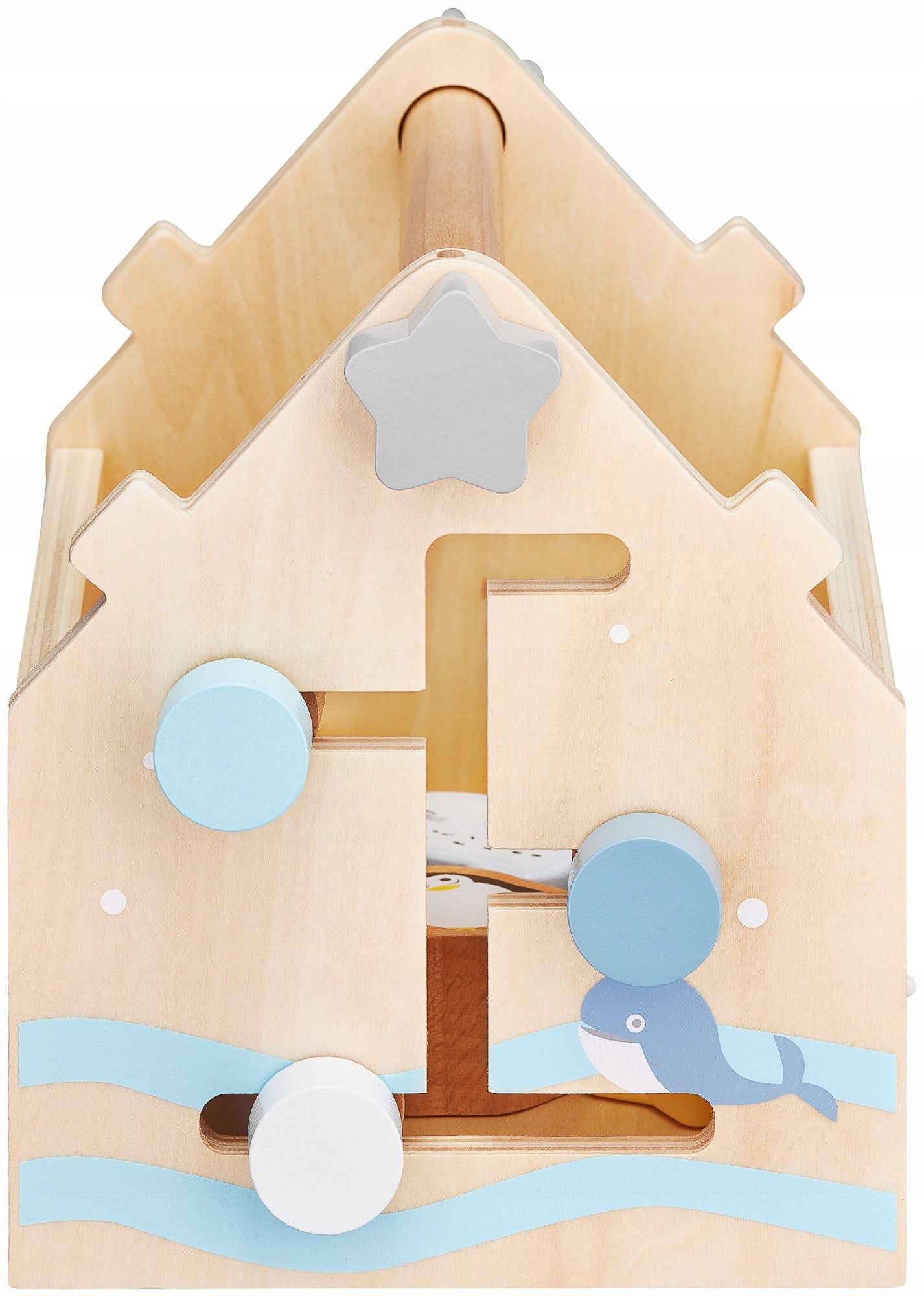 Sorter - wooden educational house with blocks - Mamabrum Manufacturer code SORTER HOUSE CA1203