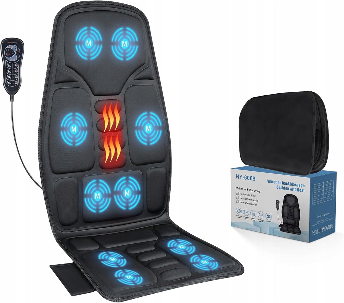 Sotion Massage Mat with 10 Vibration Motors, Heating HY-6009