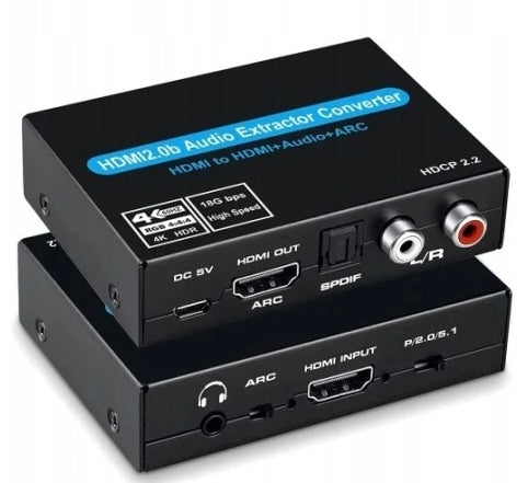 Sound extractor ARC HDMI 4K HDR HDCP2.2 Toslink
