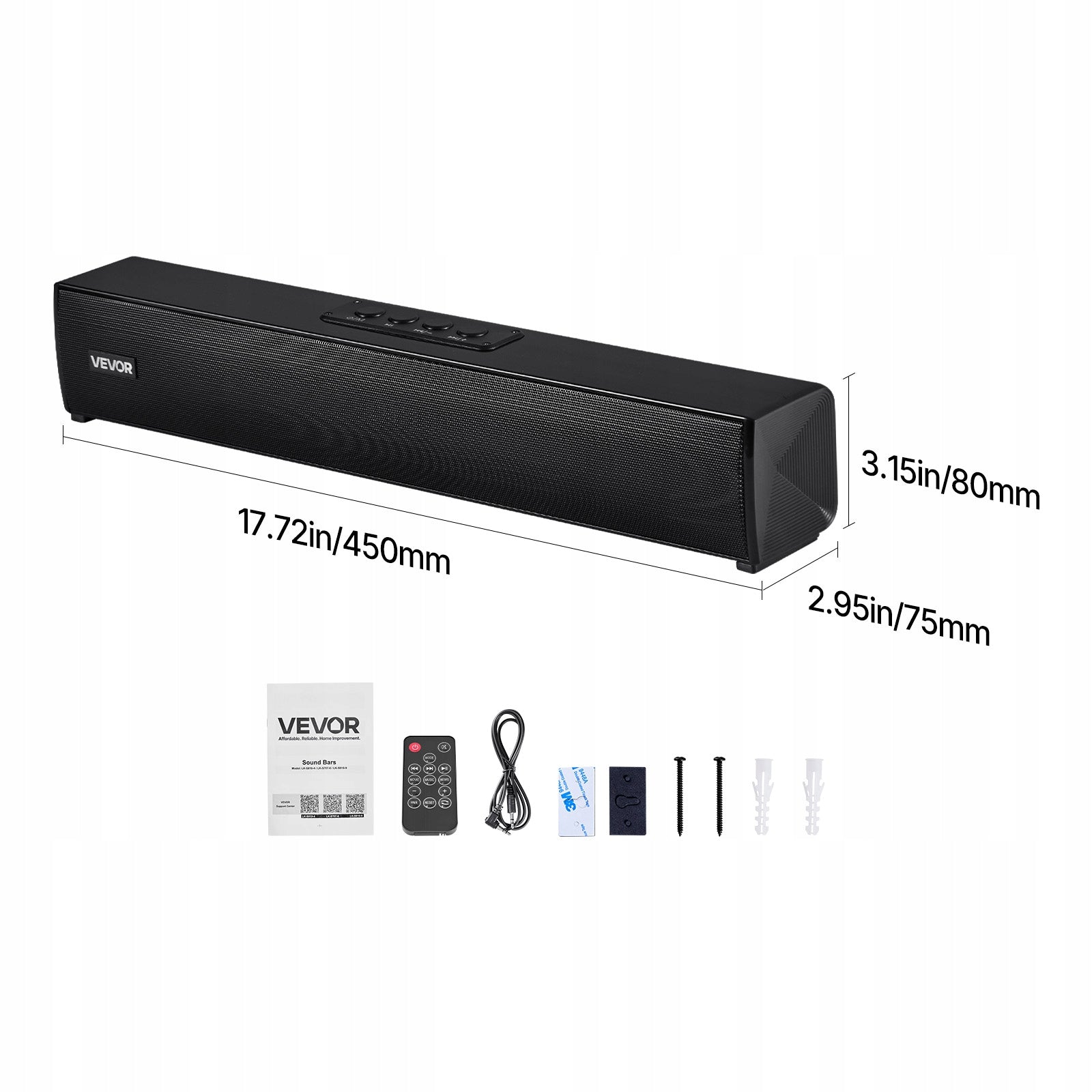 Soundbar 2.0-Channel For Smart TV With Remote Control Manufacturer code YTSTXYX17