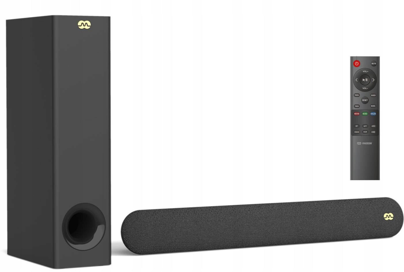 Soundbar Mozos Cinema 2.1 160 W black Manufacturer code Cinema