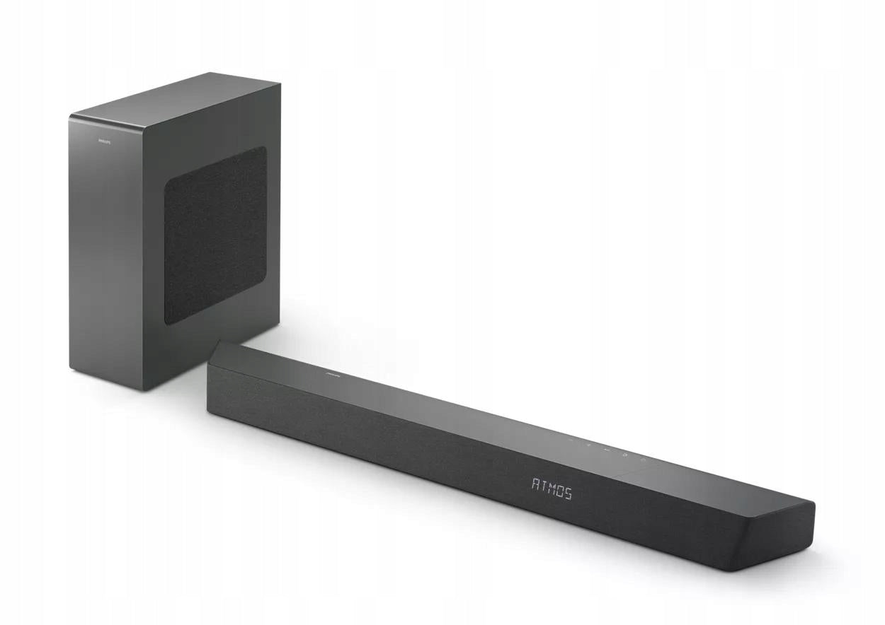 Soundbar Philips TAB8507B/10 3.1 with wireless subwoofer 600 W black Manufacturer code TAB8507B/10
