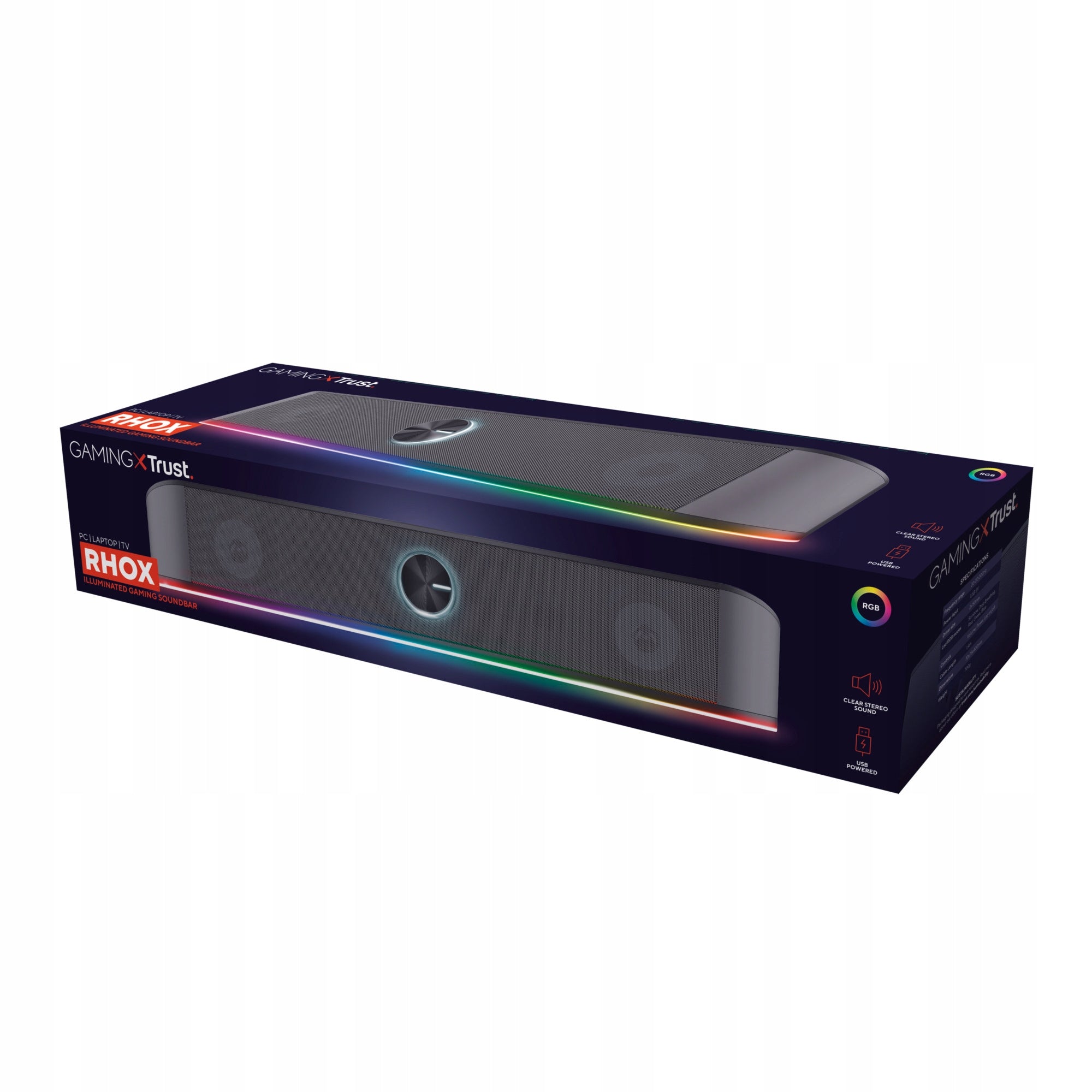 Soundbar Trust GXT 1619 Rhox 2.0 12 W grey Color gray