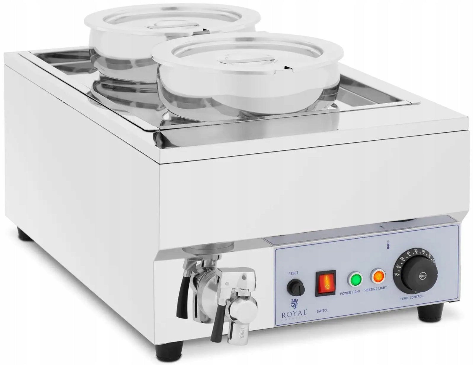 Soup station 2x7L 1500 W - matt ROYAL CATERING RC_BM_05 10012773