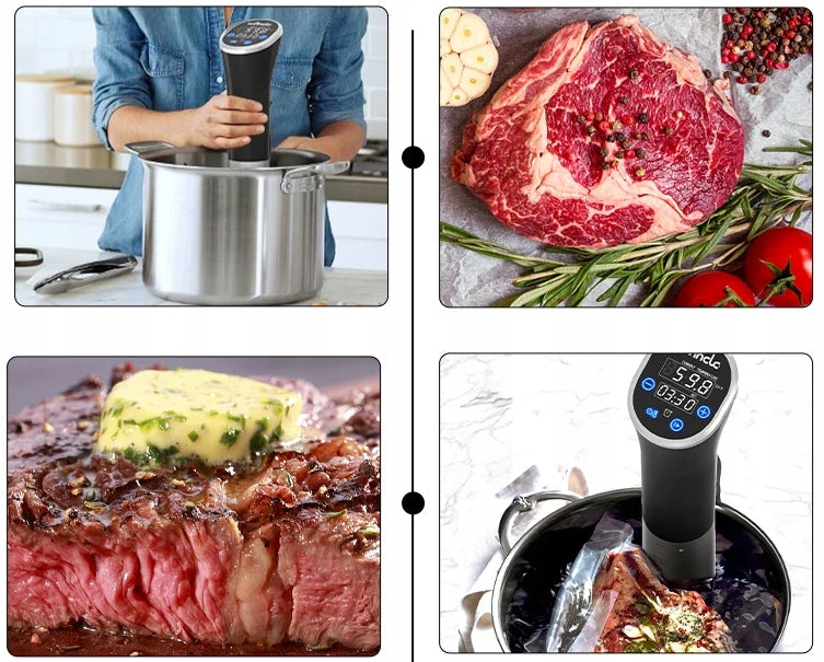 Sous Vide Circulator For Cooking with Vacuum Submersible Vacuum Method Manufacturer code Cyrkulator Sous Vide Do Gotowania Metodą