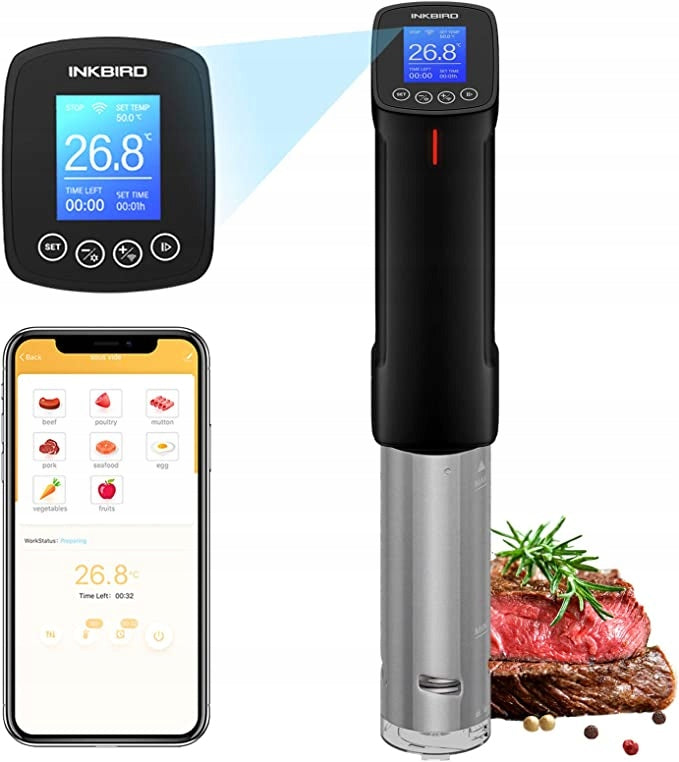 Sous Vide Cooking Circulator, WiFi Immersion Thermostat
