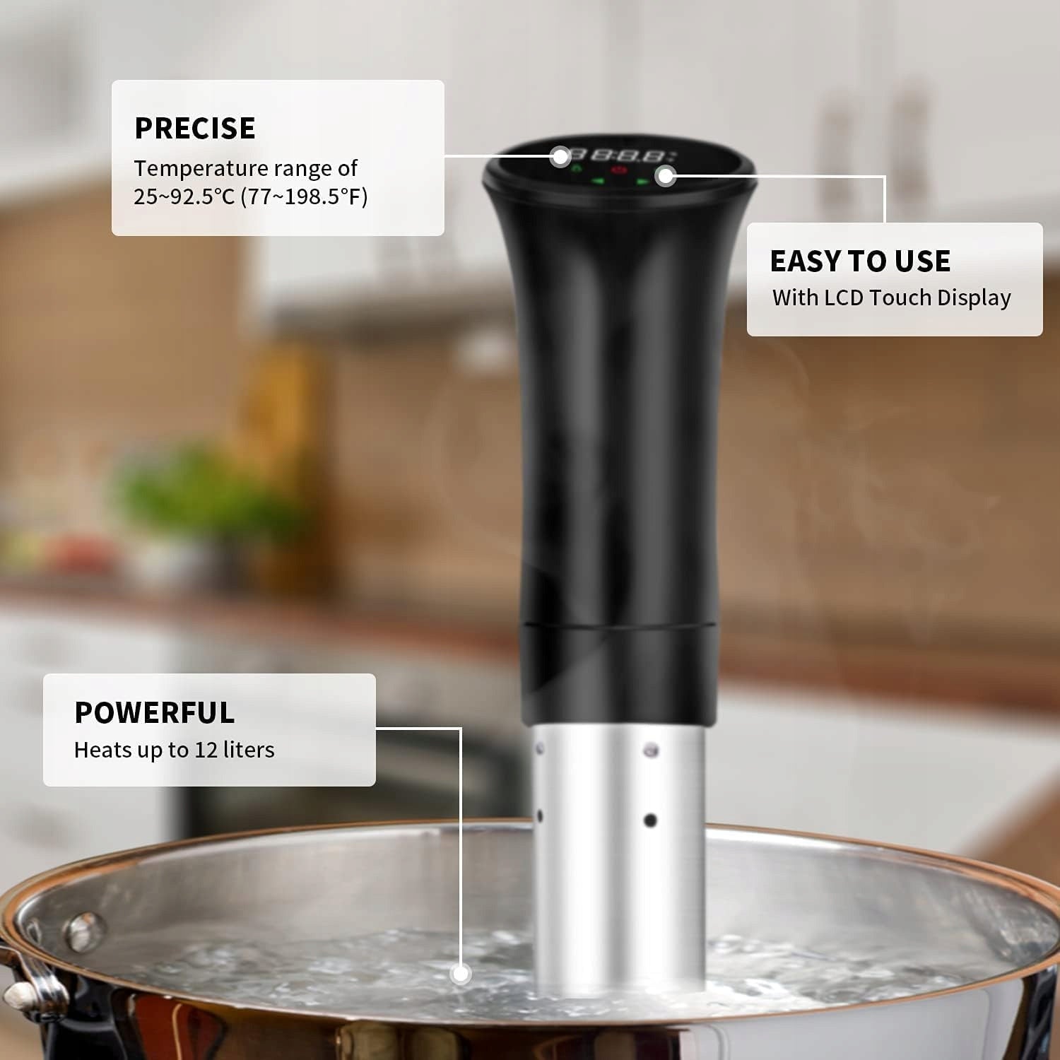 Sous-vide, precision pot, immersion circulator, silent water circulation Brand no brand