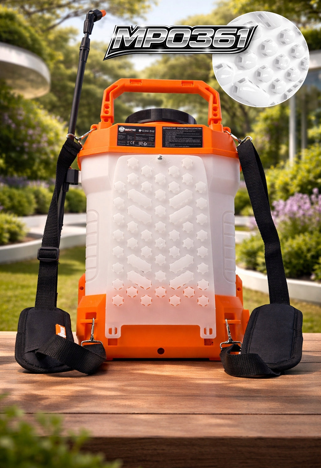 SpRAYER for suspender batteries with pressure vessel automatic MP Power supply rechargeable battery