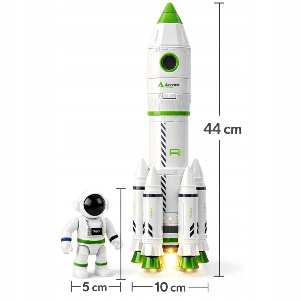 Space rocket Space Cosmonaut Sound Light Smoke Steam Smoke Packaging status original