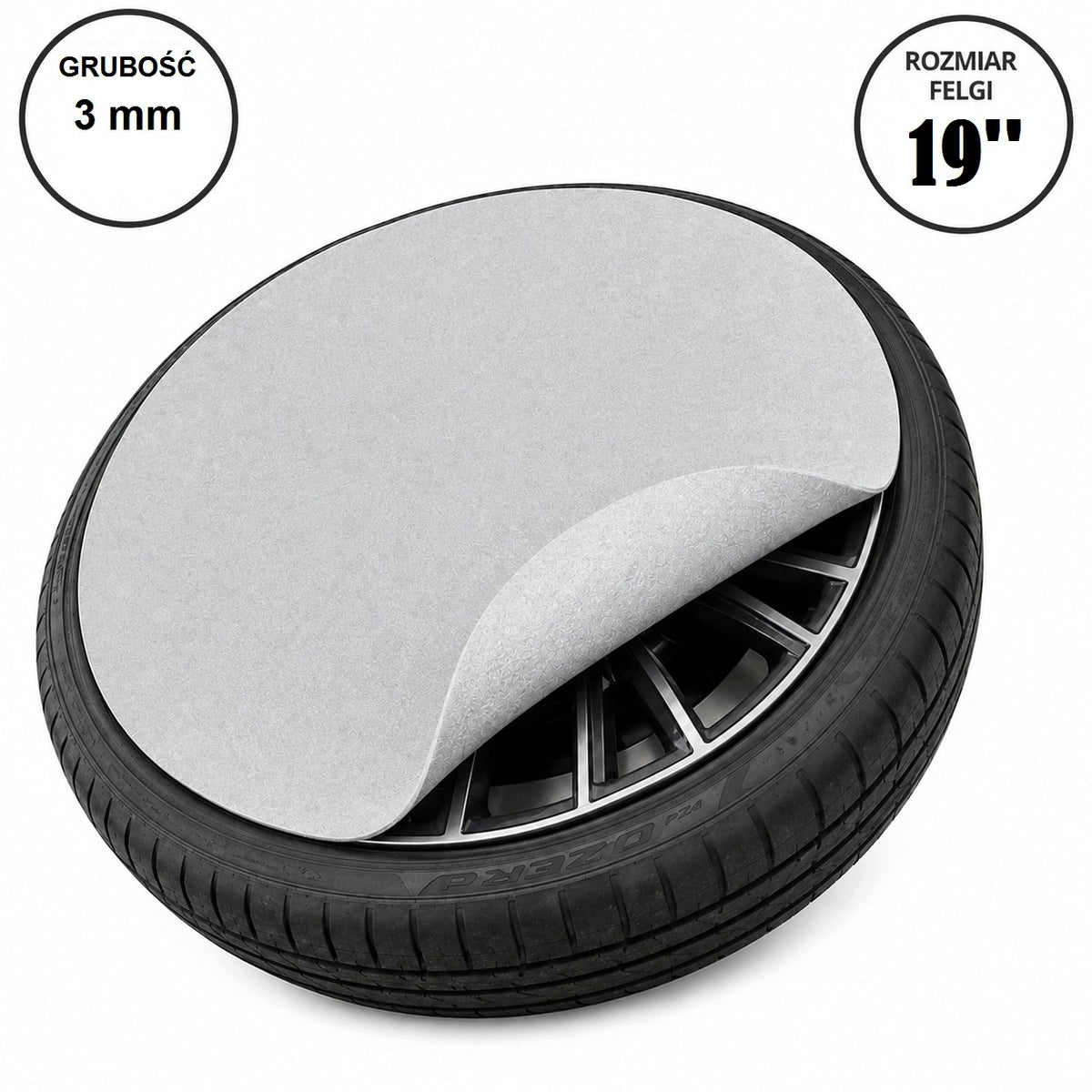 Spacer protective mat for rims 19'' transport storage 3mm 4 PCS