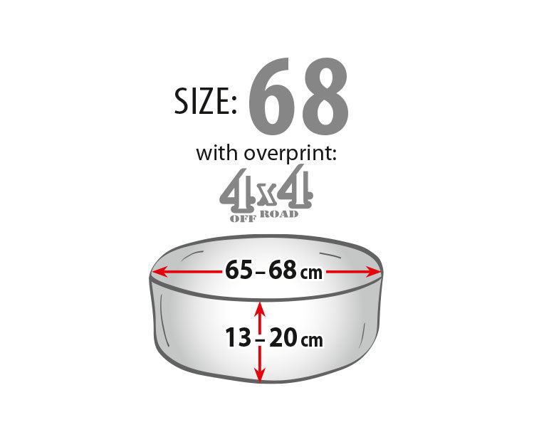 Spare wheel cover 4 x 4 OFF ROAD Kegel-Błażusiak Manufacturer's catalog number 5-3452-244-4010