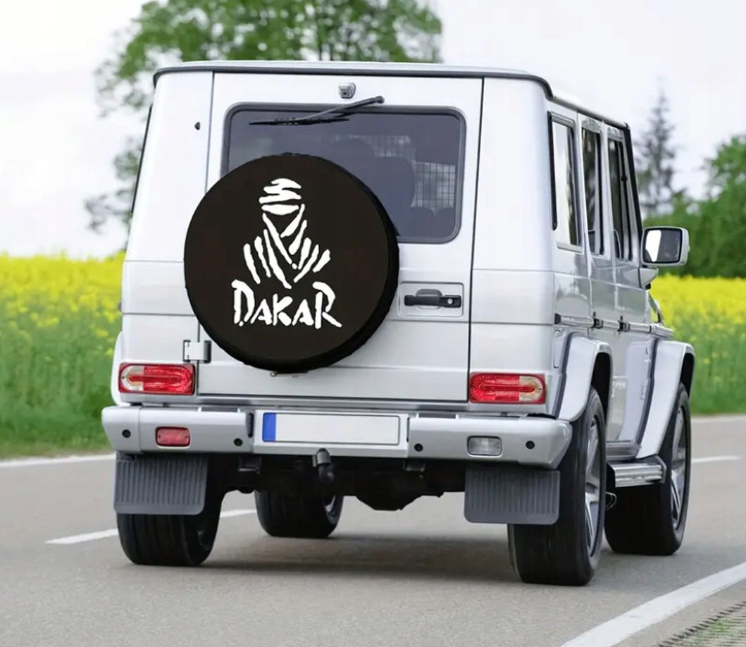 Spare wheel cover 72 cm x 24 cm black, Dakar print Snakeman 4WD Manufacturer Snakeman 4WD