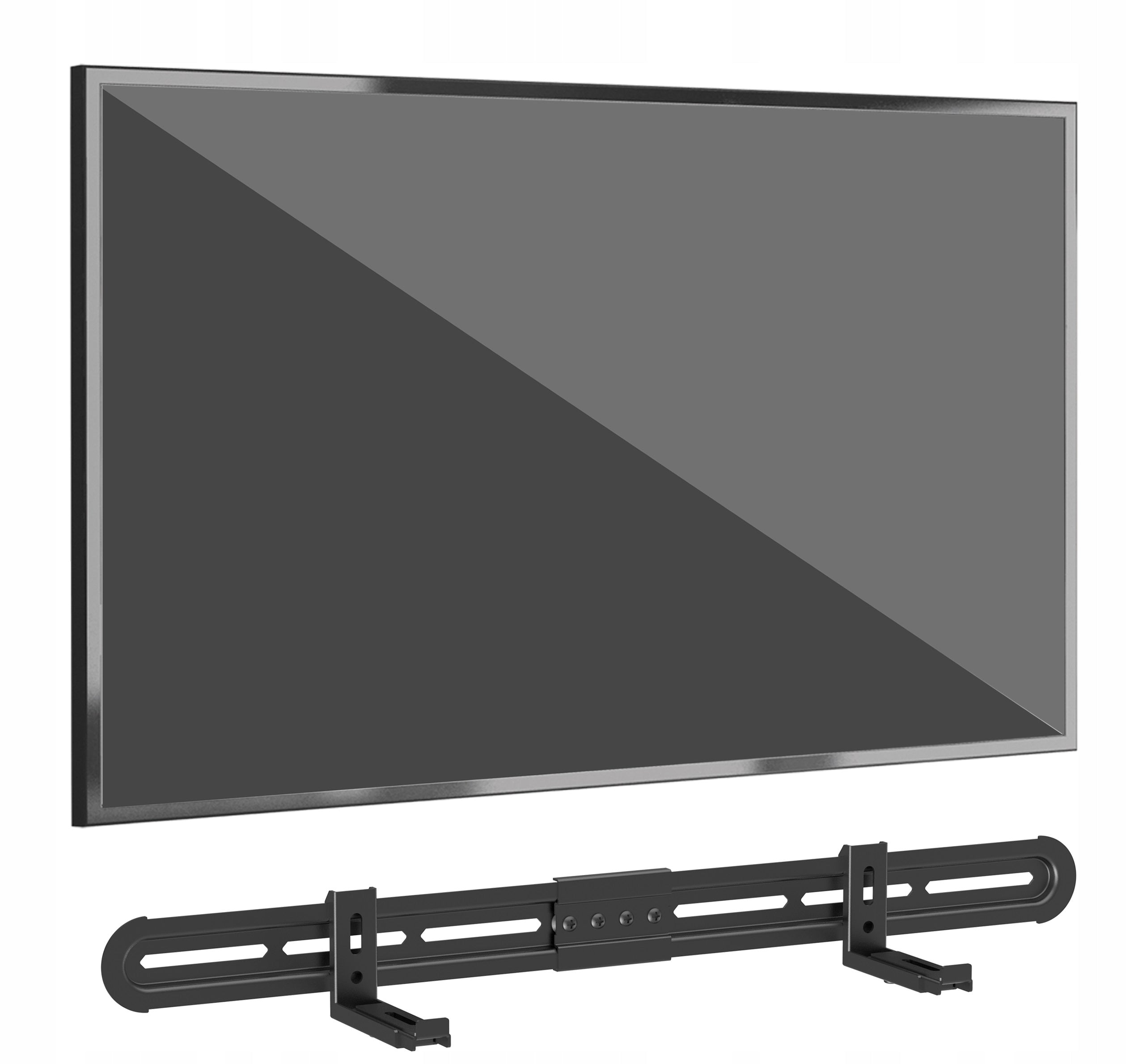 Speaker Hanger Holder Soundbar Universal Adjustable Top or Bottom Packaging status original