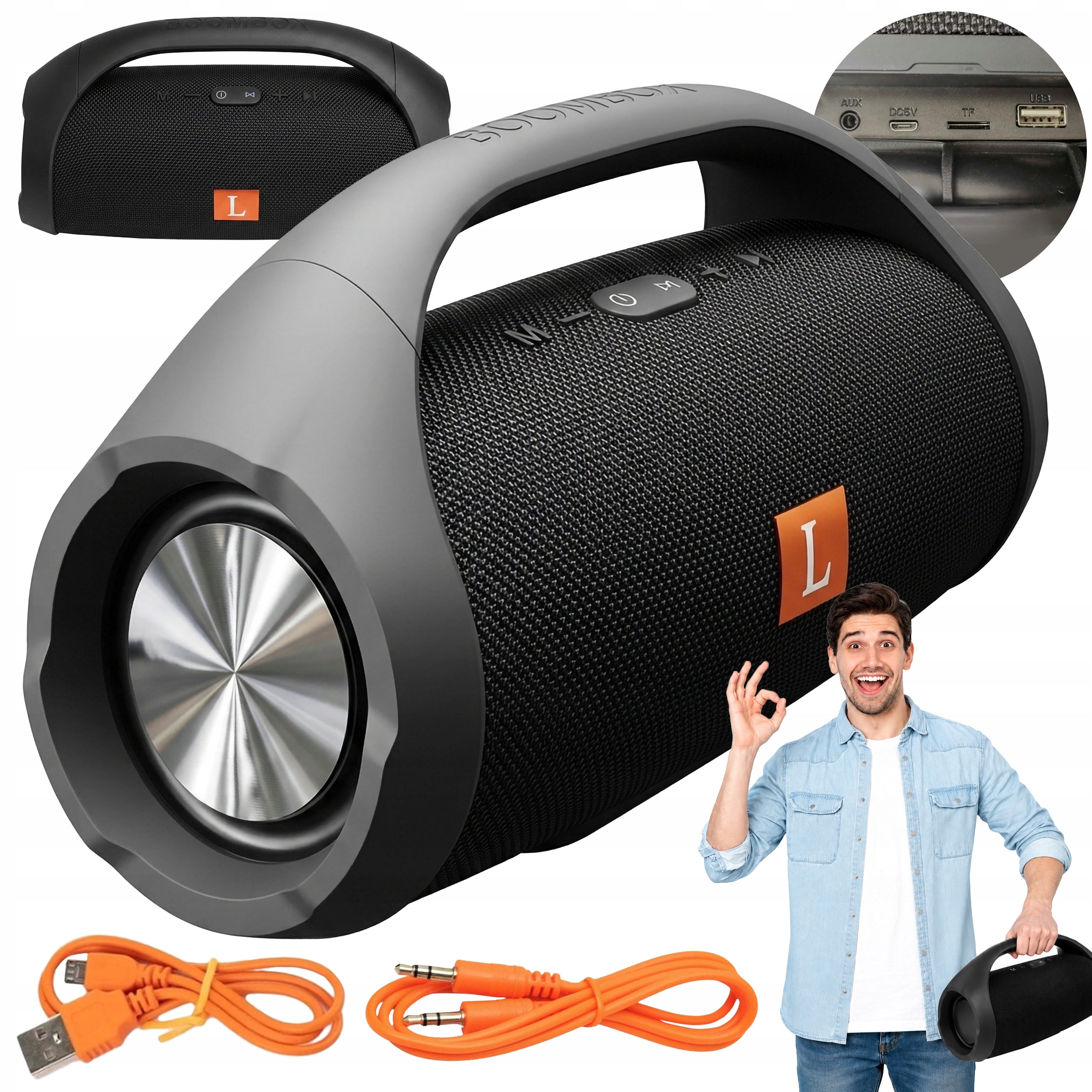 Speaker Portable Bluetooth Wireless Mobile for Party BOOMBOX XXXL