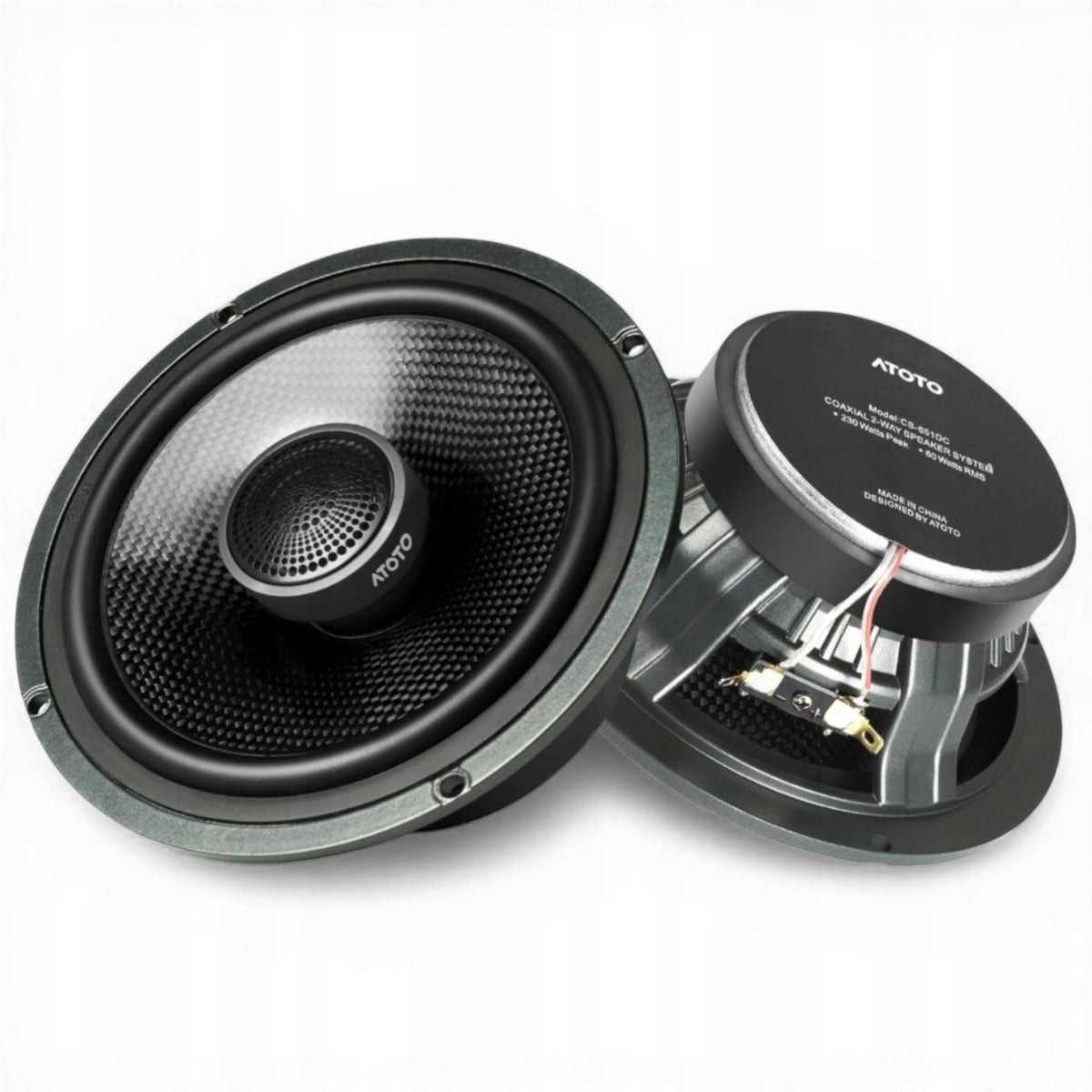 Speakers 6,5" ATOTO CS-651DC 2-Way 230W 60W RMS 4 Ohm Auto