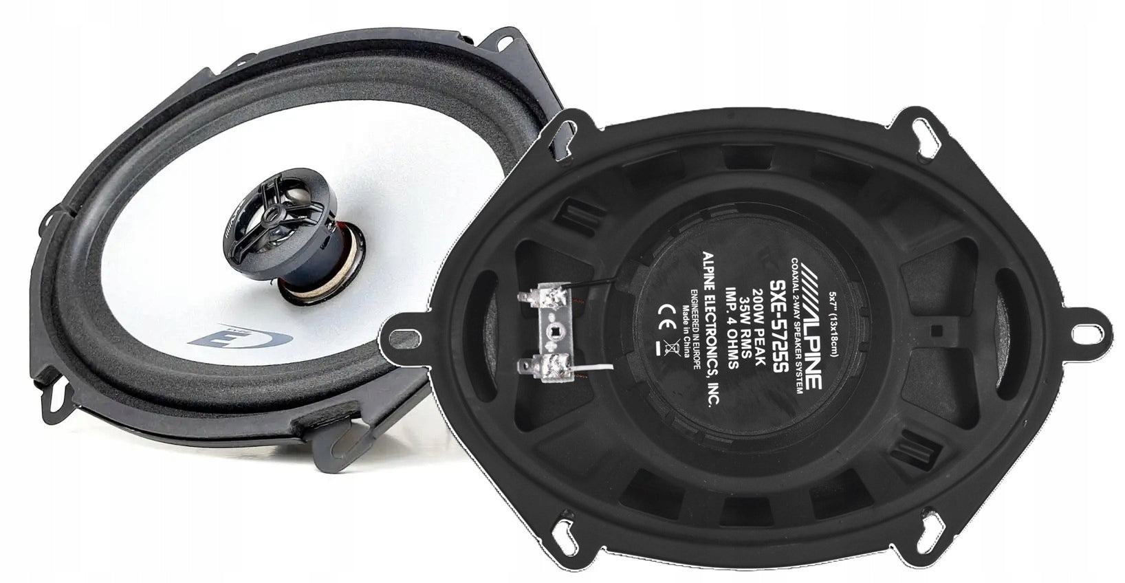 Speakers Alpine SXE-5725S / 2-way / Coaxial / 5x7 / Power 200W Model SXE-5725S