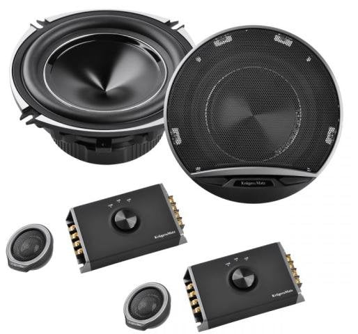 Speakers bass tweeters crossovers Kruger-Matz 13cm