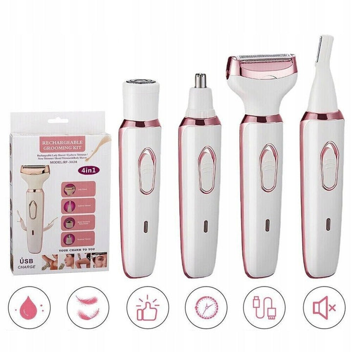 Special electric shaver for women 4in1