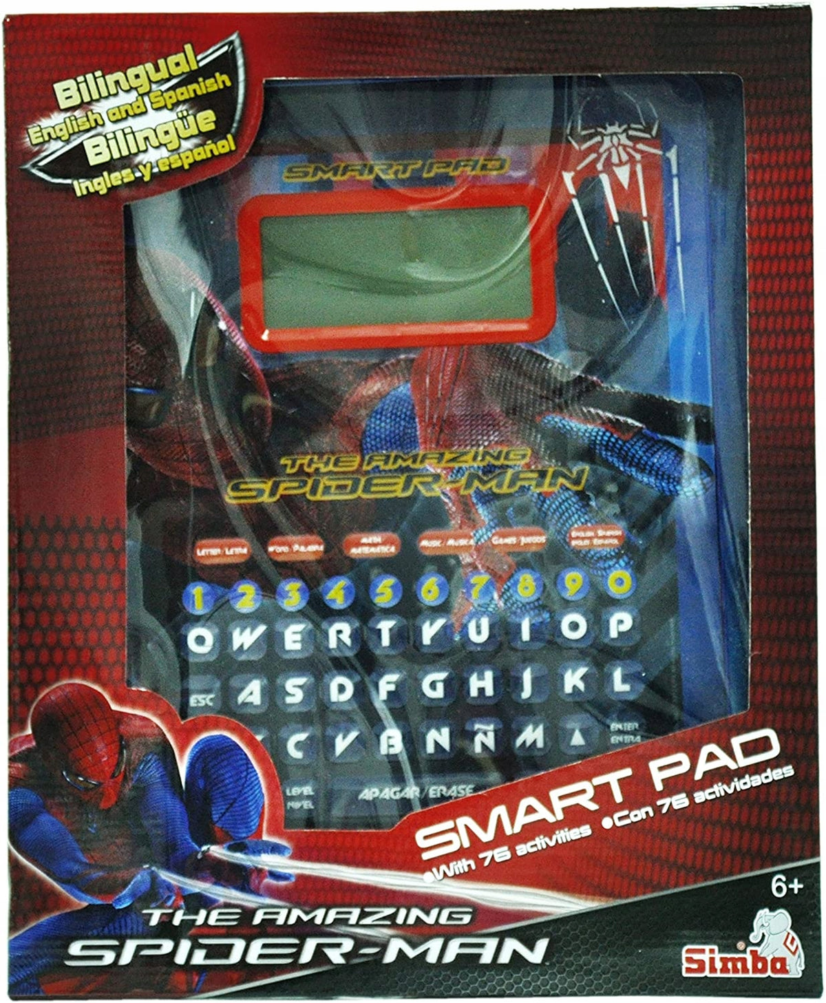 Spiderman Electronic Game Tablet Game Pad Brand Simba