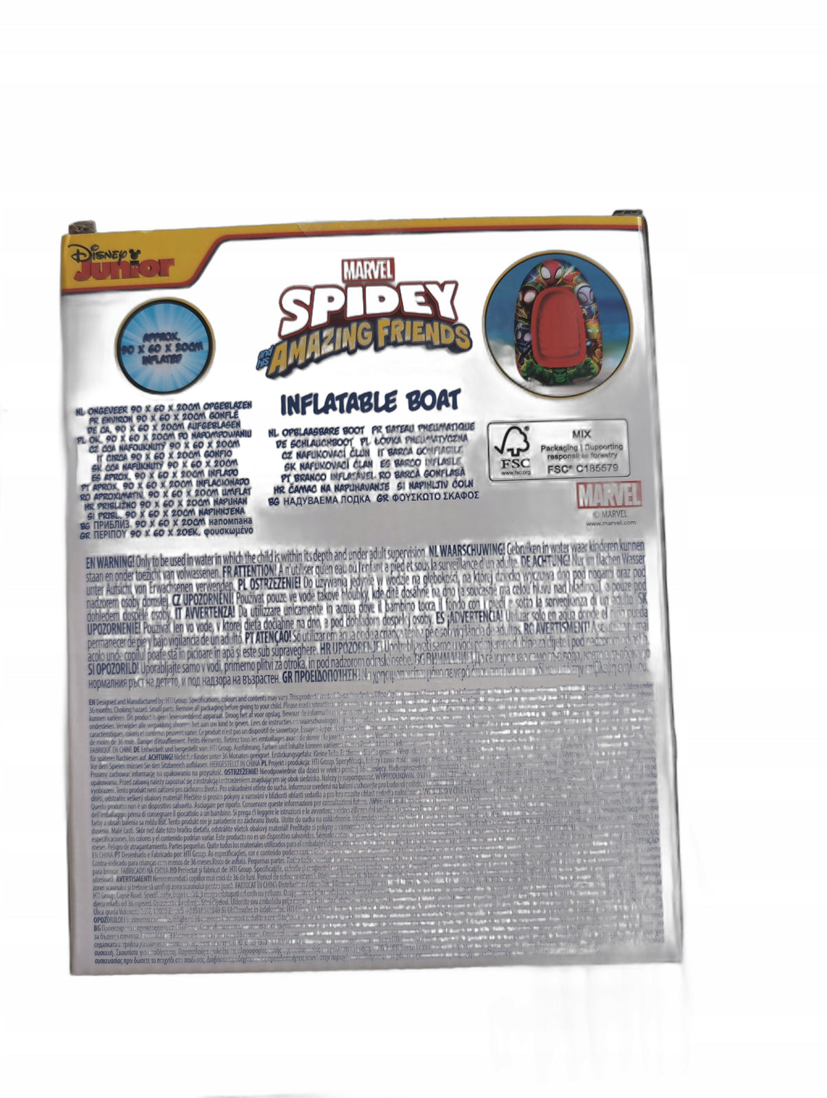 Spidey amazing children's boat Manufacturer code 5014761017684