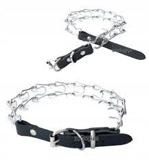 Spiked chrome with leather Milan nr 1 52cm Manufacturer code 1-52cm