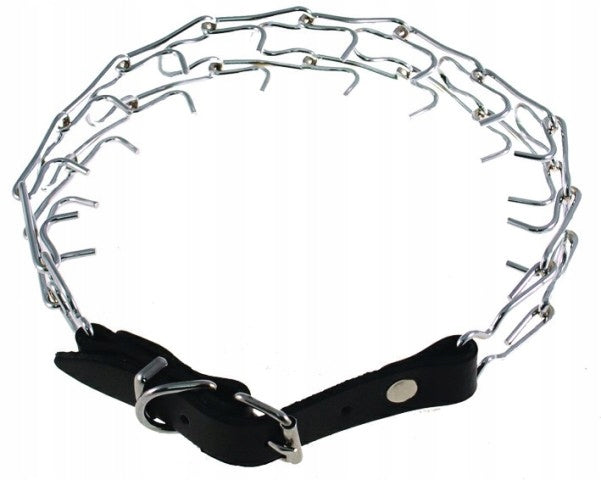 Spiked chrome with leather Milan nr 1 52cm