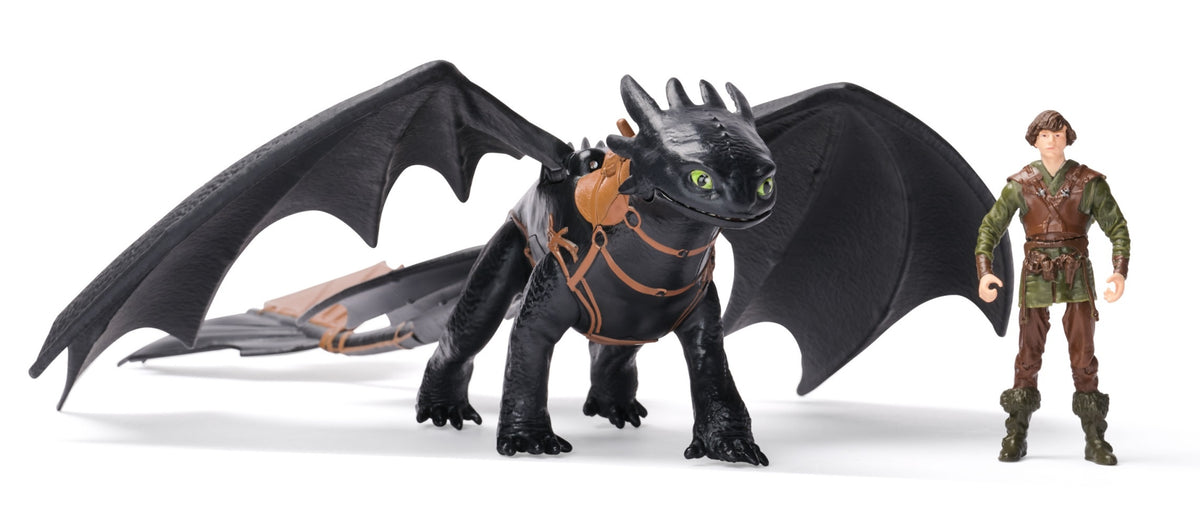 Spin Master How to Train Your Dragon Toothless and Hiccup Figurines Set of 4+ Manufacturer code 6074007 6072587 20151277