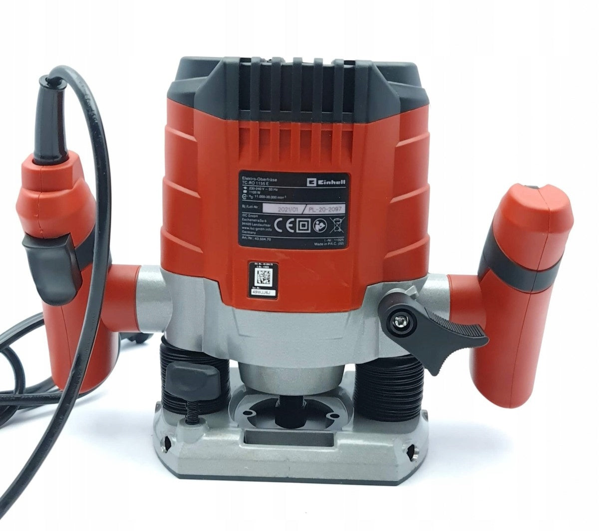 Spindle milling machine Einhell 1100 W TH-RO 1100 E/TC-RO 1155E Milling machine type plunge