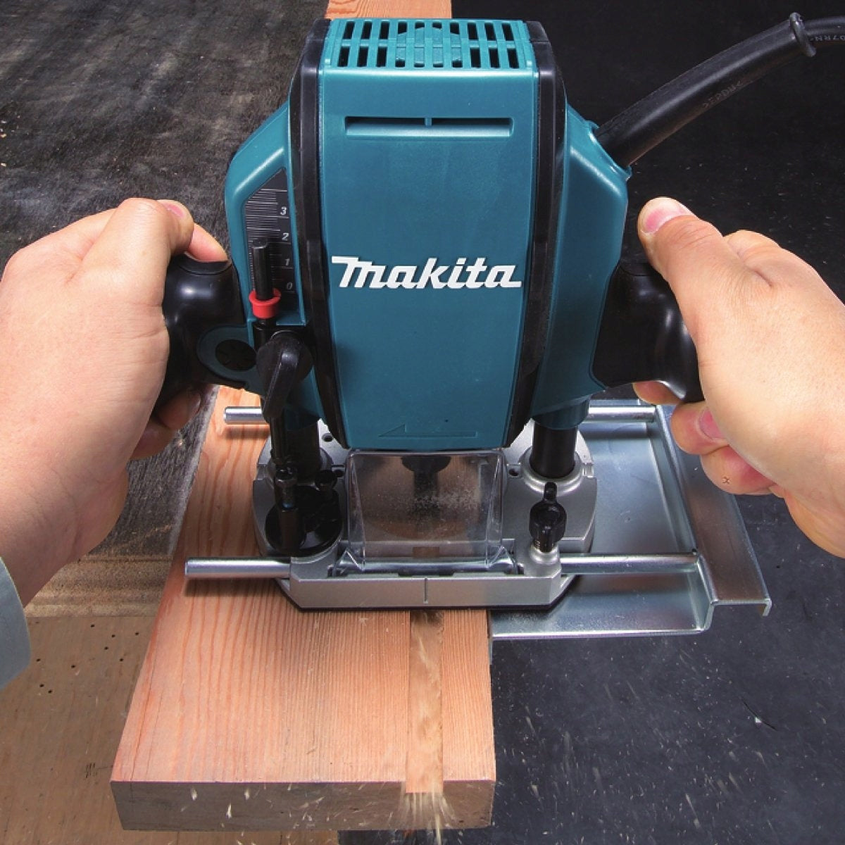 Spindle milling machine Makita RP0900 Universal Dust Extraction Maximum power 900 W