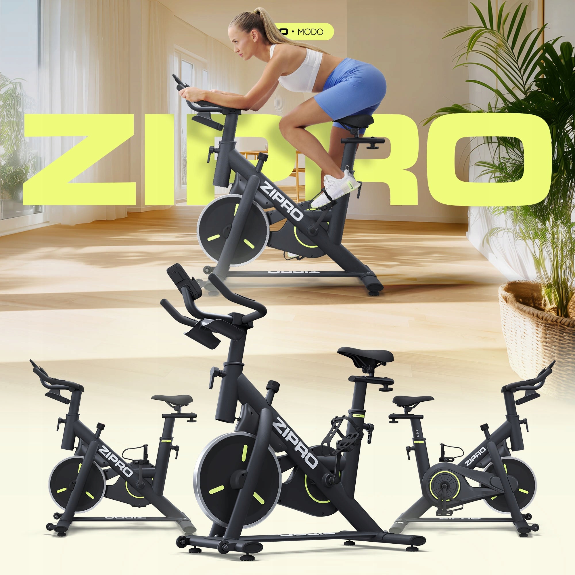 Spinning Bike Home Mechanical Bike Adjustable Zipro Packaging status original