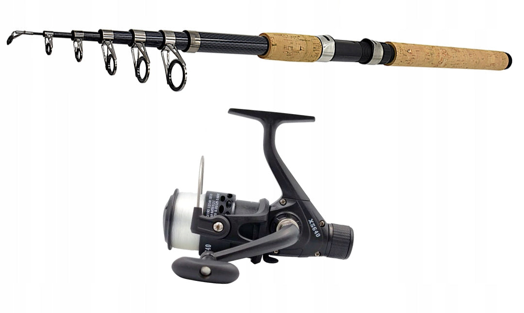 Spinning Float Fishing Kit with Fishing Rod 3,6 plus Fishing Line Reel