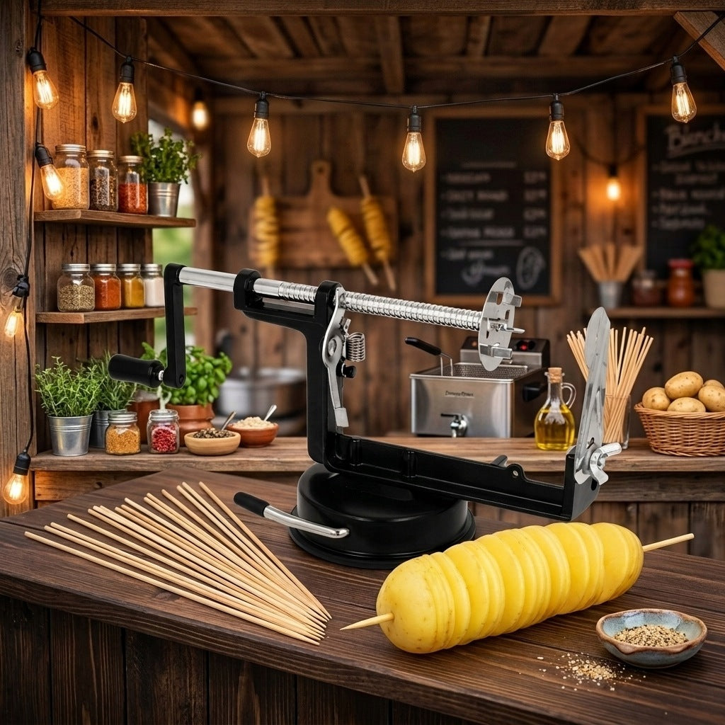 Spiral Fries Machine Twisted Potato Hand Slicer Black Manufacturer code MBG02341