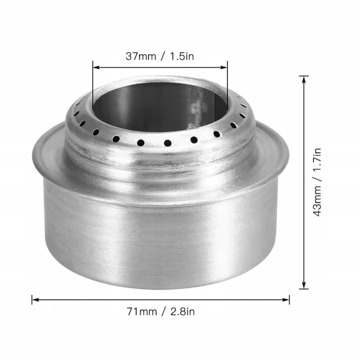 Spirit cooker for KGW Manufacturer code KGW-ALU-001