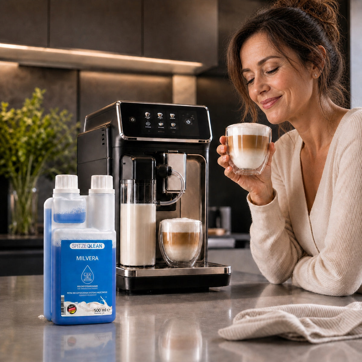 Spitze MILVERA 500 ml milk system cleaner coffee maker Packaging status original