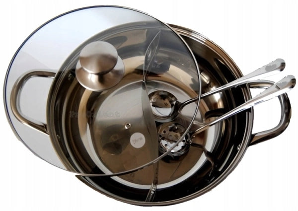 Split pot for Hot Pot diameter 28cm stainless steel Golden Turtle Brand no brand