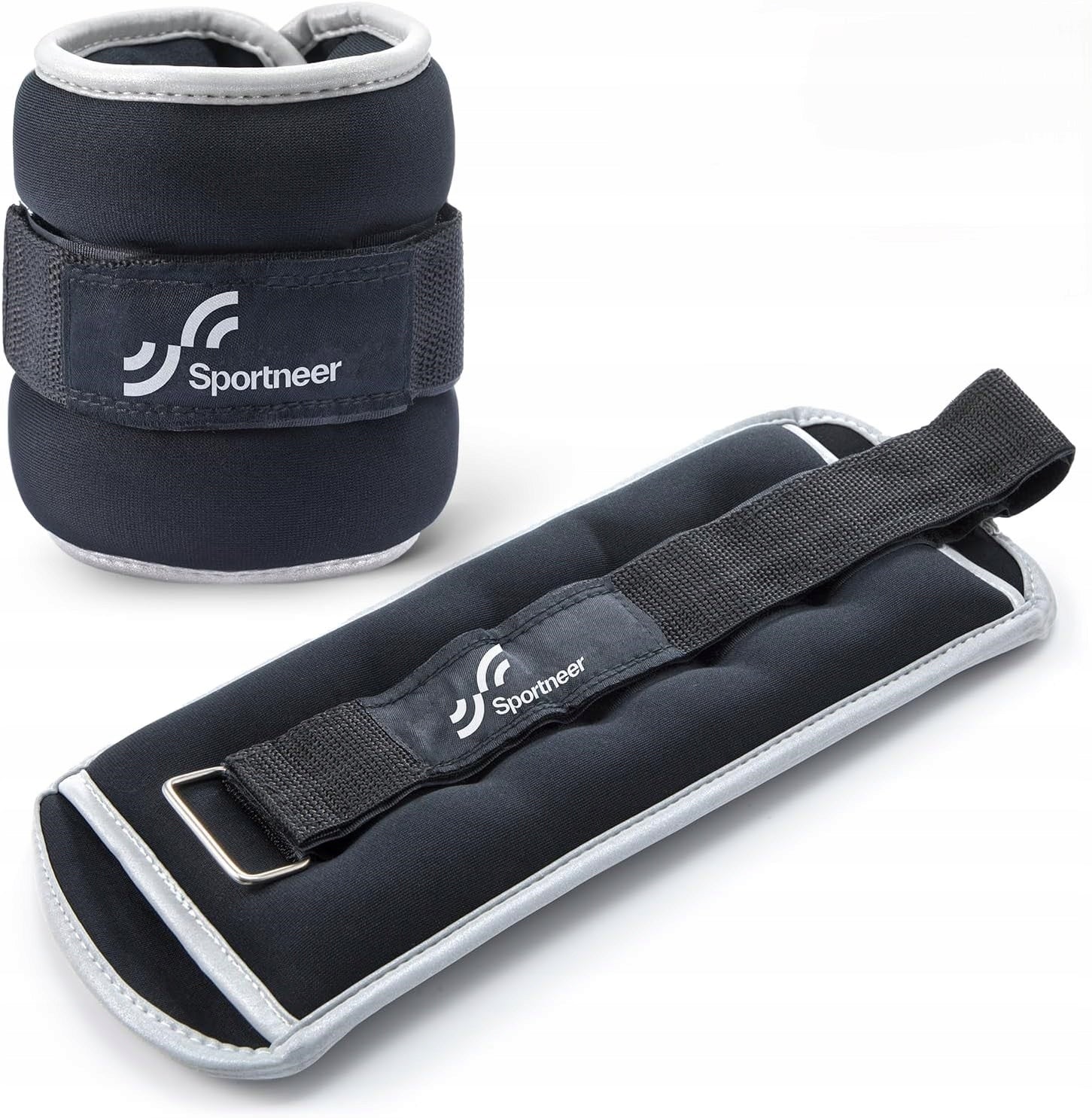 Sportneer Ankle and Wrist Weights 2 x 1kg Adjustable