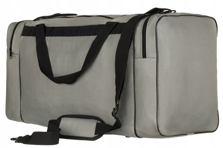 Sports bag fitness travel PETERSON weekend luggage shoulder strap Manufacturer code PTN GBP-16-3194 GRAY