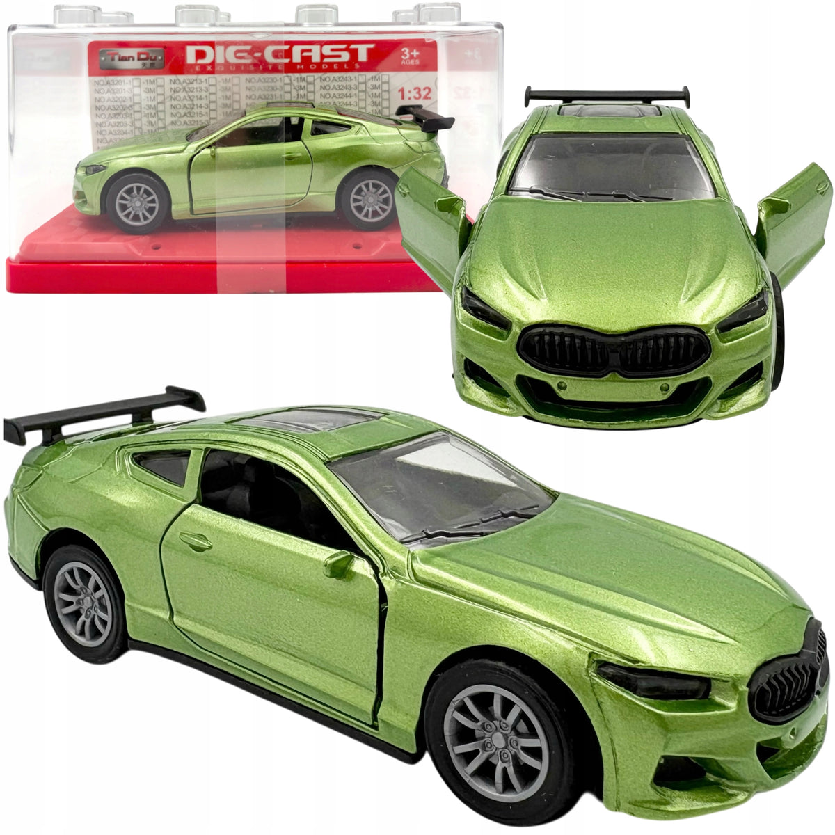 Sports car scale 1:32 metal sports car model metal car 02