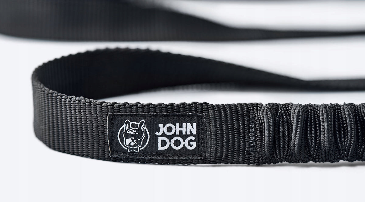 Sports leash for dog with shock absorber 3m John Dog Brand John Dog