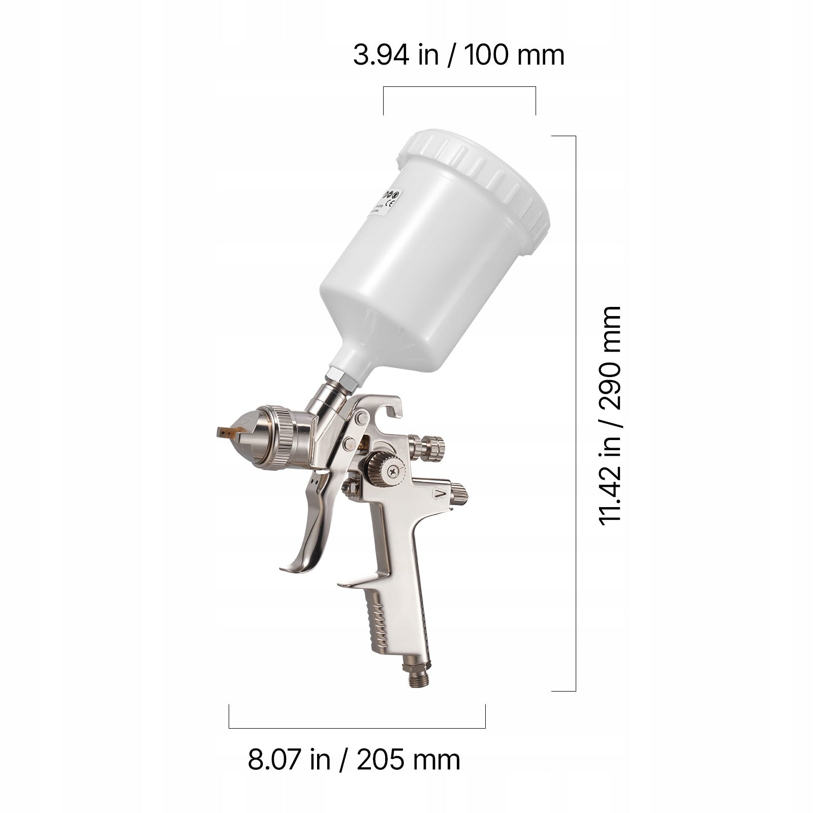 Spray Gun 0.6L 230-310ML/MIN 30 – 43PSI For Car Painting Brand Vevor
