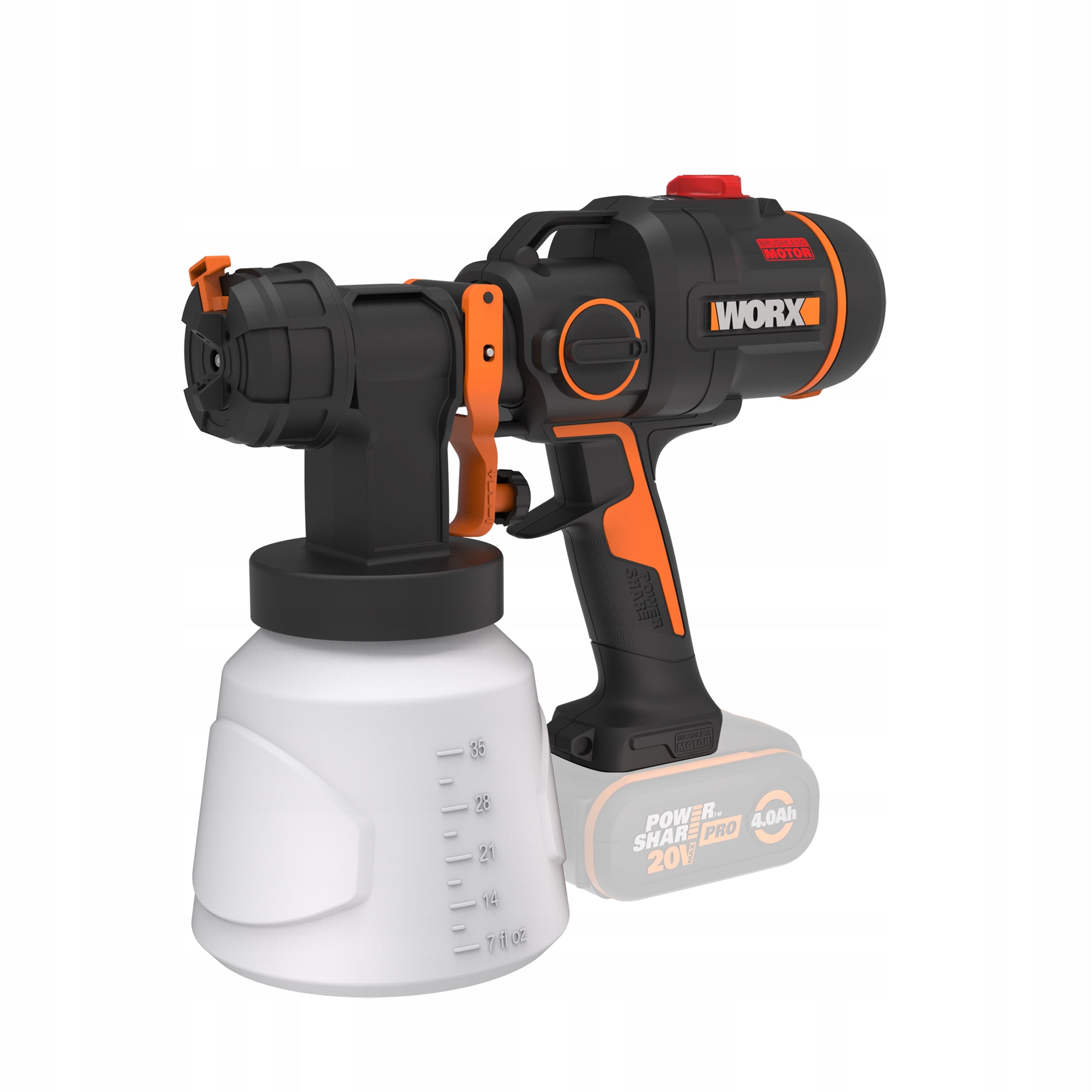 Spray Gun WORX WX020 20V Brushless Manufacturer code WX020