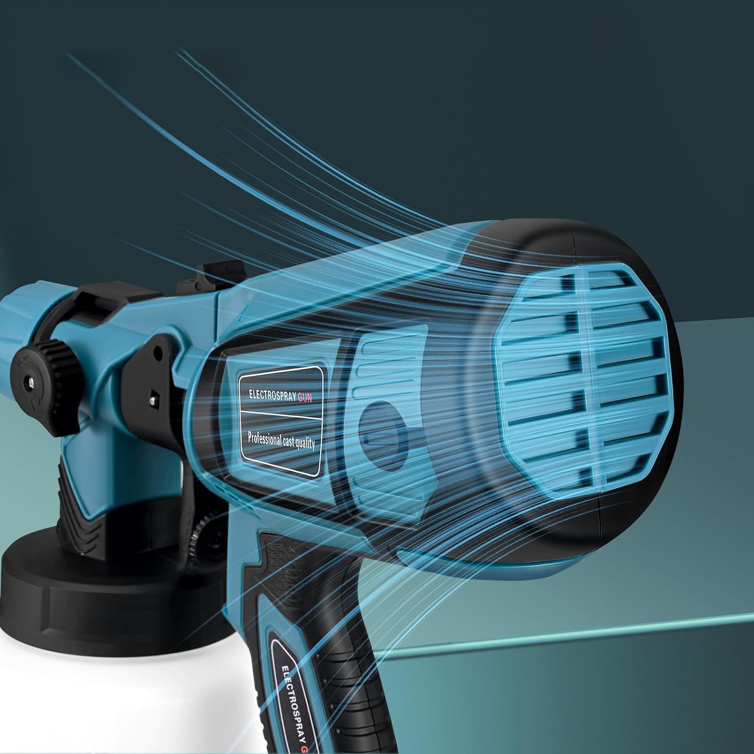 Spray Paint Gun Gisam 200 W Cordless 1000 ml 20 V Brand Gisam