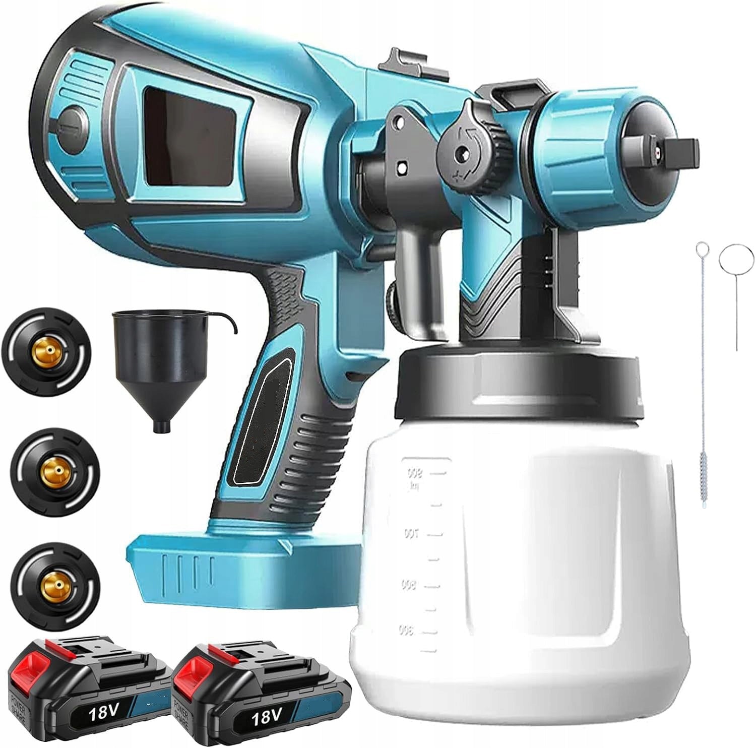 Spray Paint Gun Gisam 200 W Cordless 1000 ml 20 V Manufacturer code Gisam 3479
